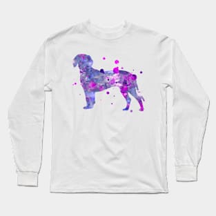 Deutsche Bracke Watercolor Dog Painting Long Sleeve T-Shirt